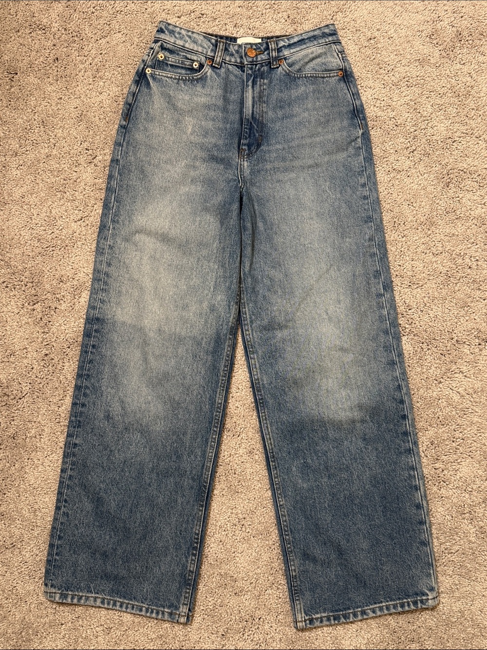 Doen 100% Organic Cotton Wide-Leg Jeans